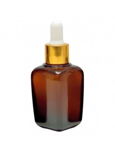 Recipient uleiuri esentiale brun cu pipeta 30ml