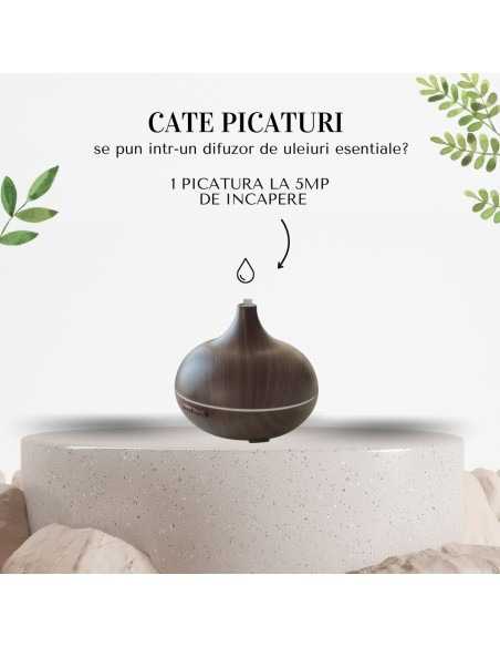 Difuzor aromaterapie cu ultrasunete, wenge