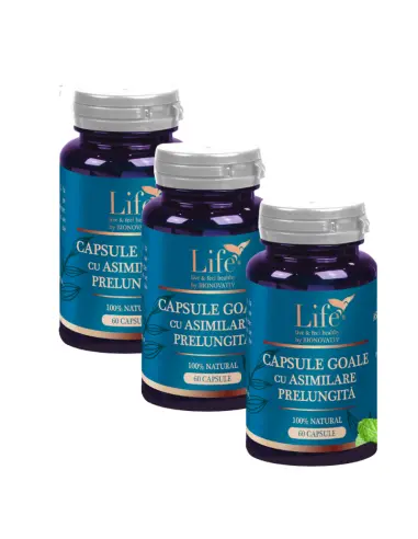 Capsule goale cu asimilare prelungita bionovativ