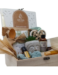 Cadou Premium, Ritual Divin, set 15 piese, cu ulei de portocală, sare de baie cu muguri de brad și ulei de jojoba 2
