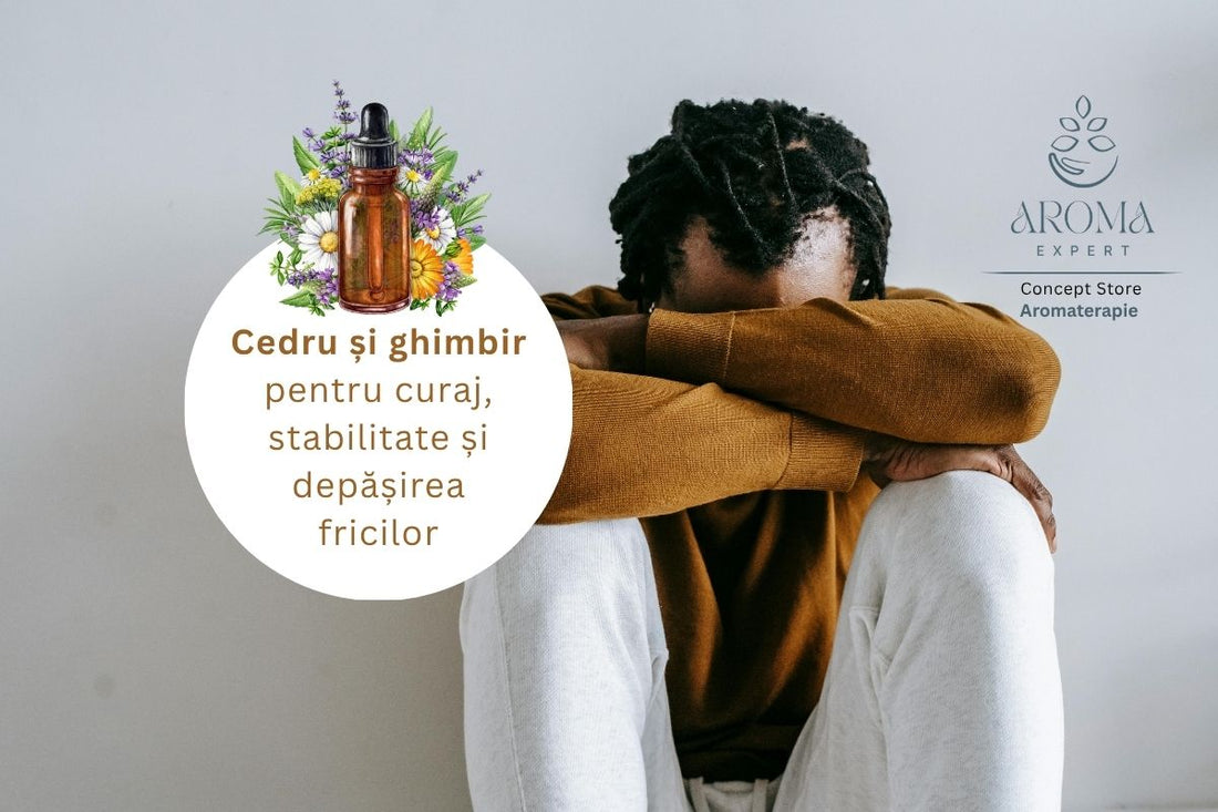 Uleiuri esentiale cedru si ghimbir pentru curaj, stabilitate