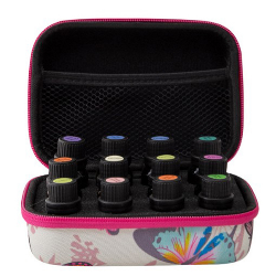 Organizator Geantă 12 Sticle Uleiuri Esențiale 5ml-15ml