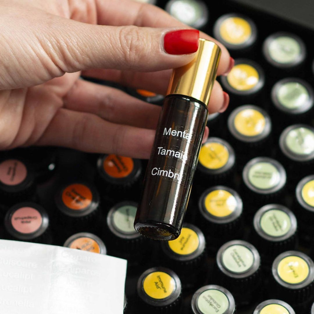 Etichete cu denumirea uleiurilor esentiale