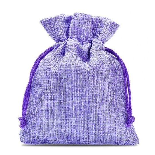 Saculet textil mov set 5 buc
