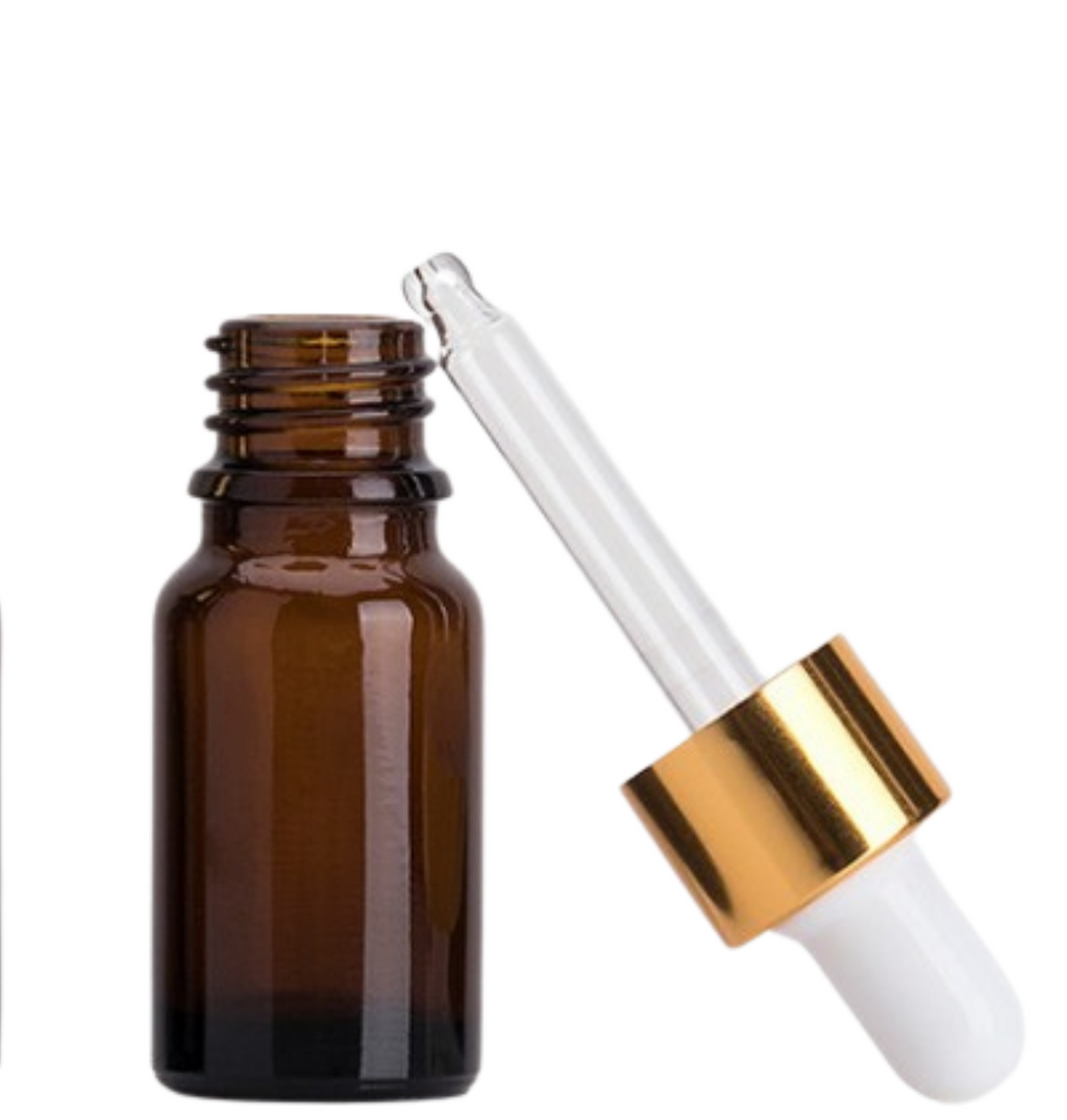Sticla bruna cu pipeta 10ml, 3buc