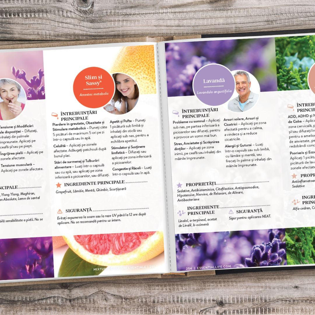 Uleiurile esențiale în pași simpli - lb.română, editura Total Wellness Publishing