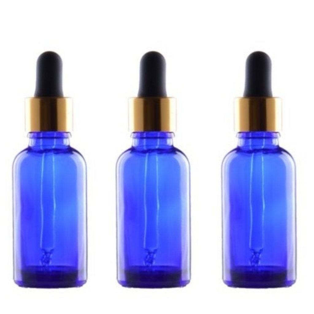Set sticle albastre cu pipeta 30ml - 3 buc