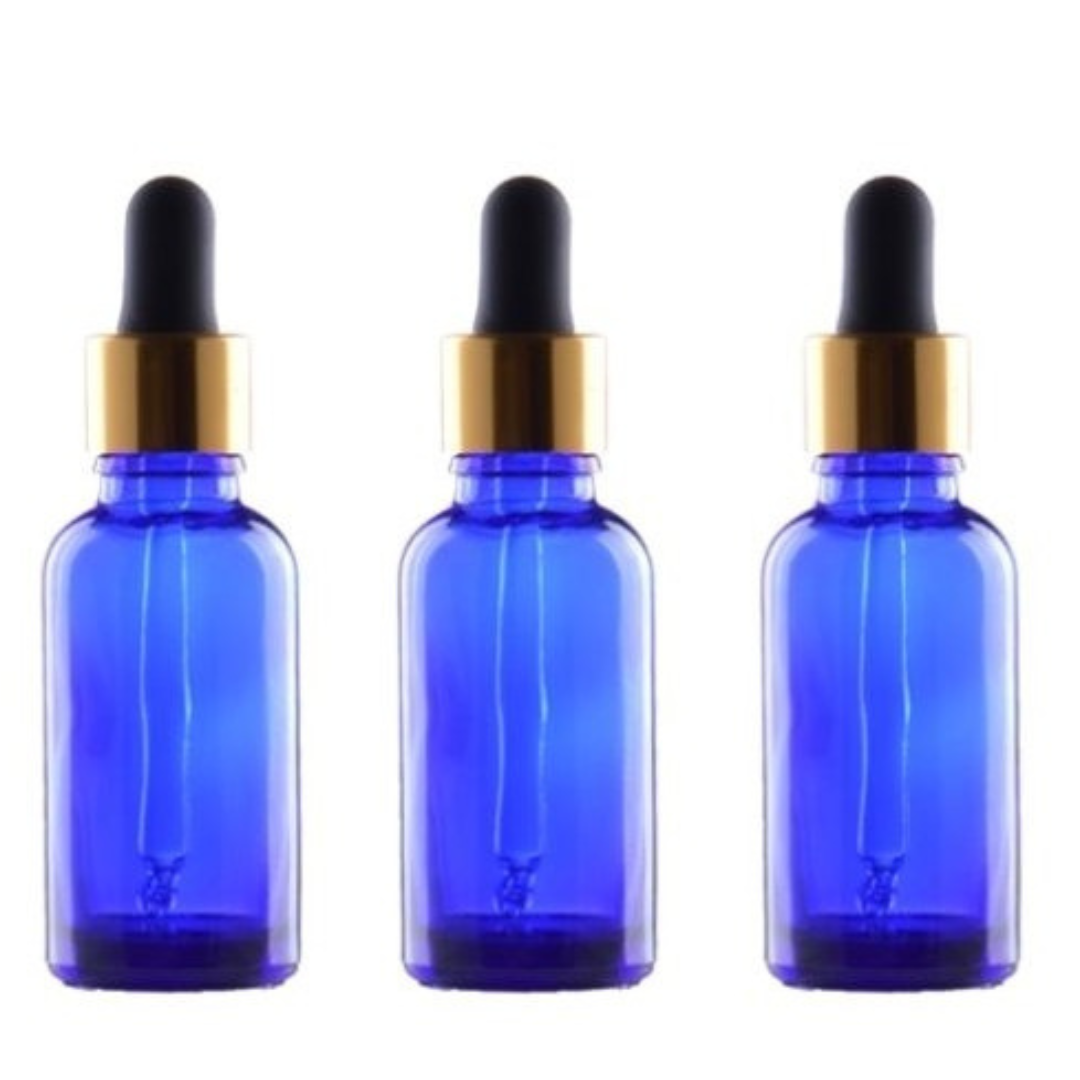 Set sticle albastre cu pipeta 30ml - 3 buc