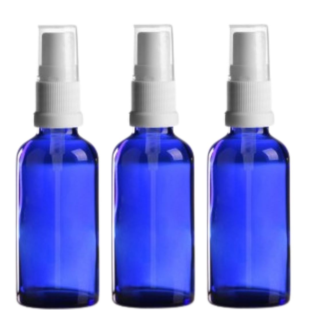 Recipient albastru cu pulverizare, 50ml