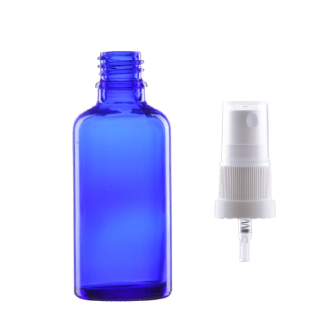 Recipient albastru cu pulverizare, 50ml