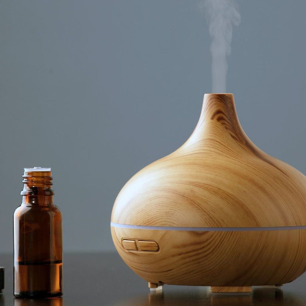 Difuzor aromaterapie cu ultrasunete, stejar