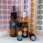 Etichete pentru capace sticlute, Salvie