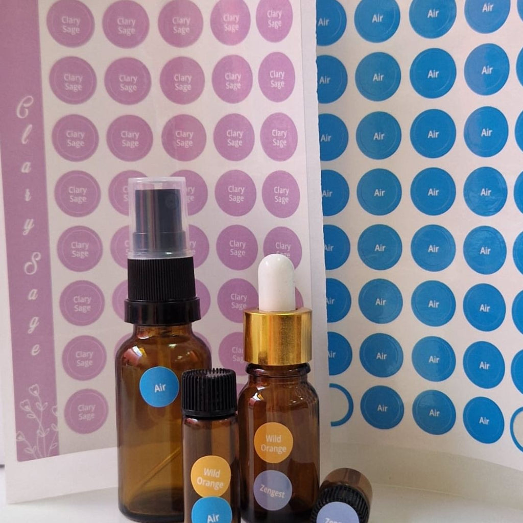 Etichete pentru capace sticlute, Salvie