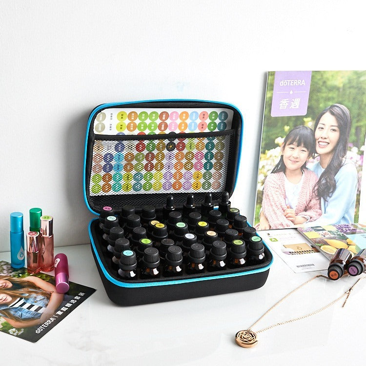 Organizator uleiuri esentiale  30 STICLE, (DE 15 ML),roz