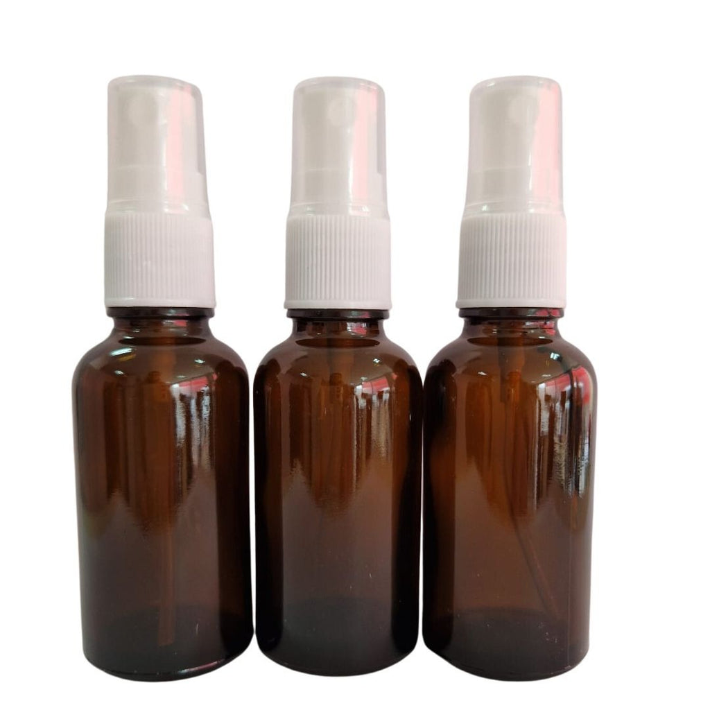 Sticlute/ recipiente 30 ml, pulverizator, alb