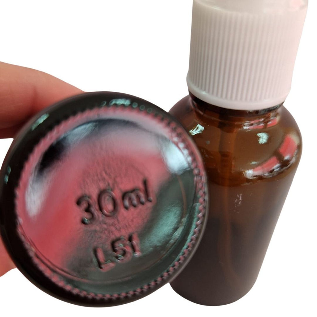 Sticlute/ recipiente 30 ml, pulverizator, alb