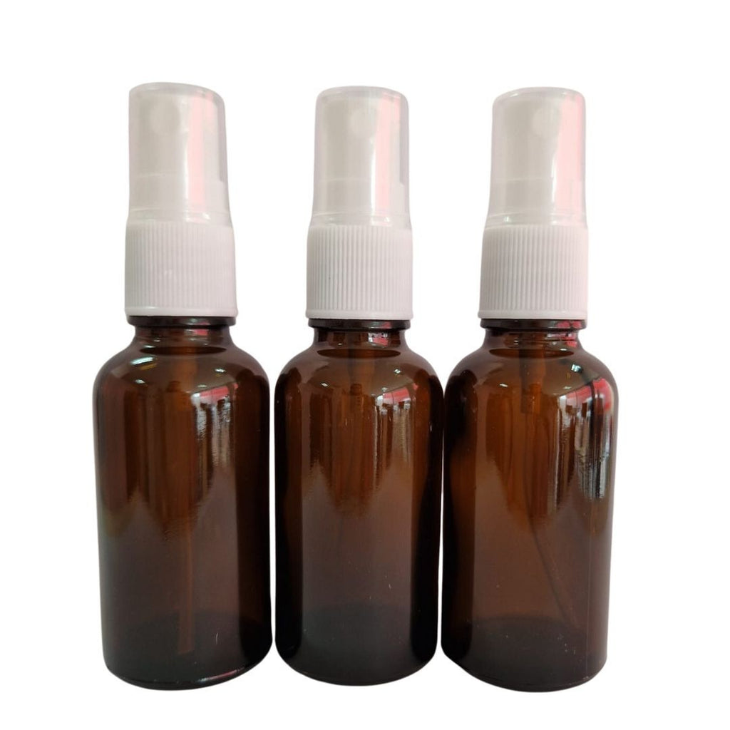 Sticlute/ recipiente 30 ml, pulverizator, alb
