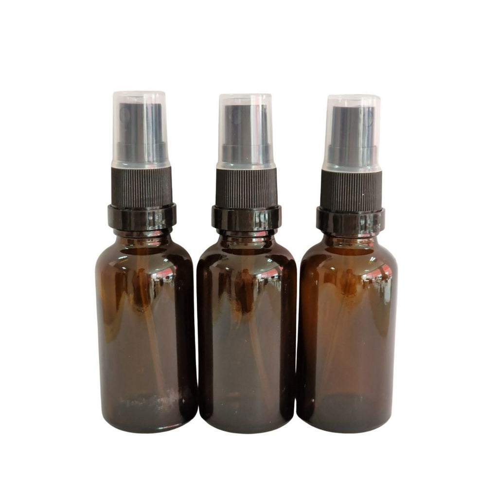 Sticlute/ recipiente 20 ml, pulverizator, negru