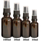 Sticlute/ recipiente 10 ml, pulverizator, negru