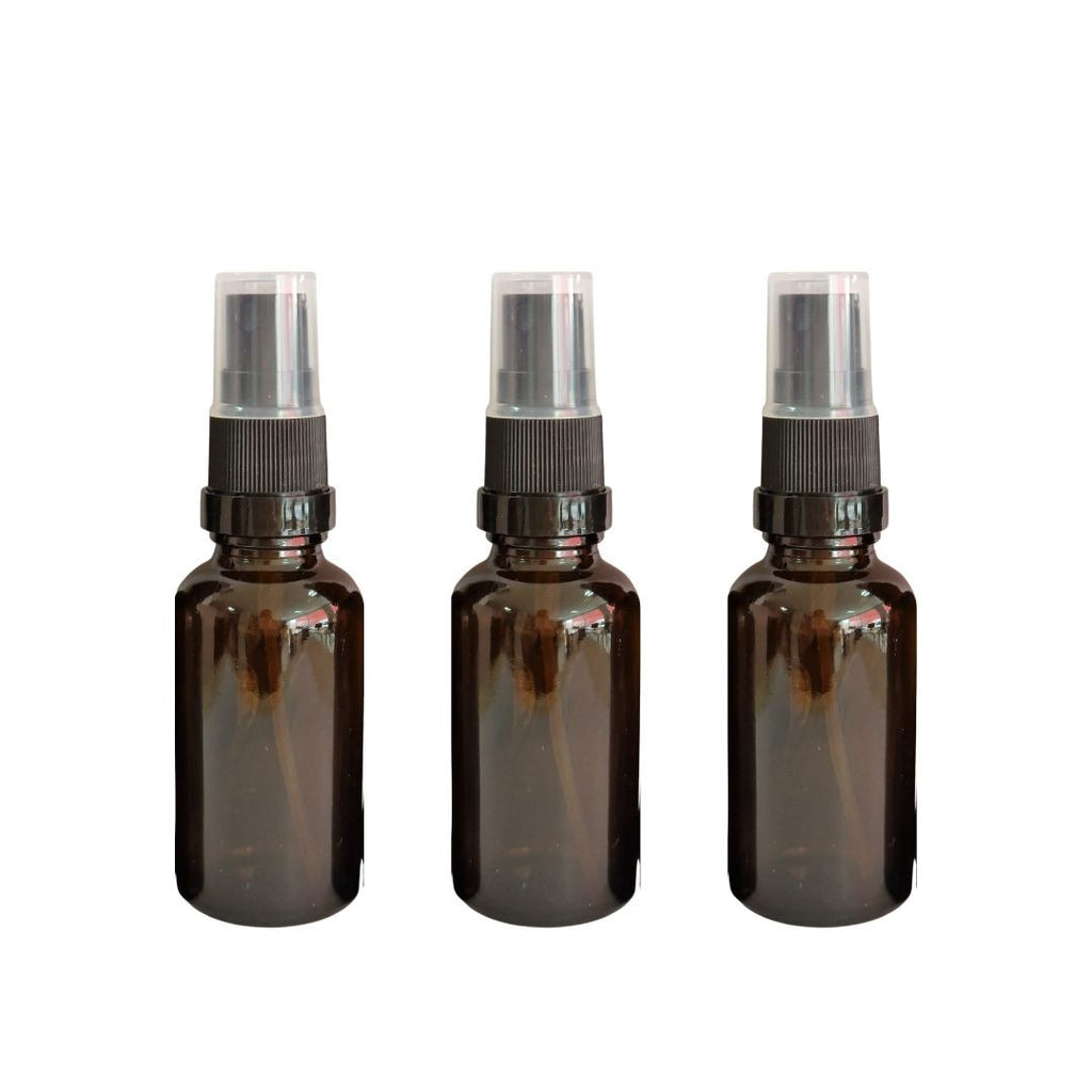 Sticlute/ recipiente 10 ml, pulverizator, negru