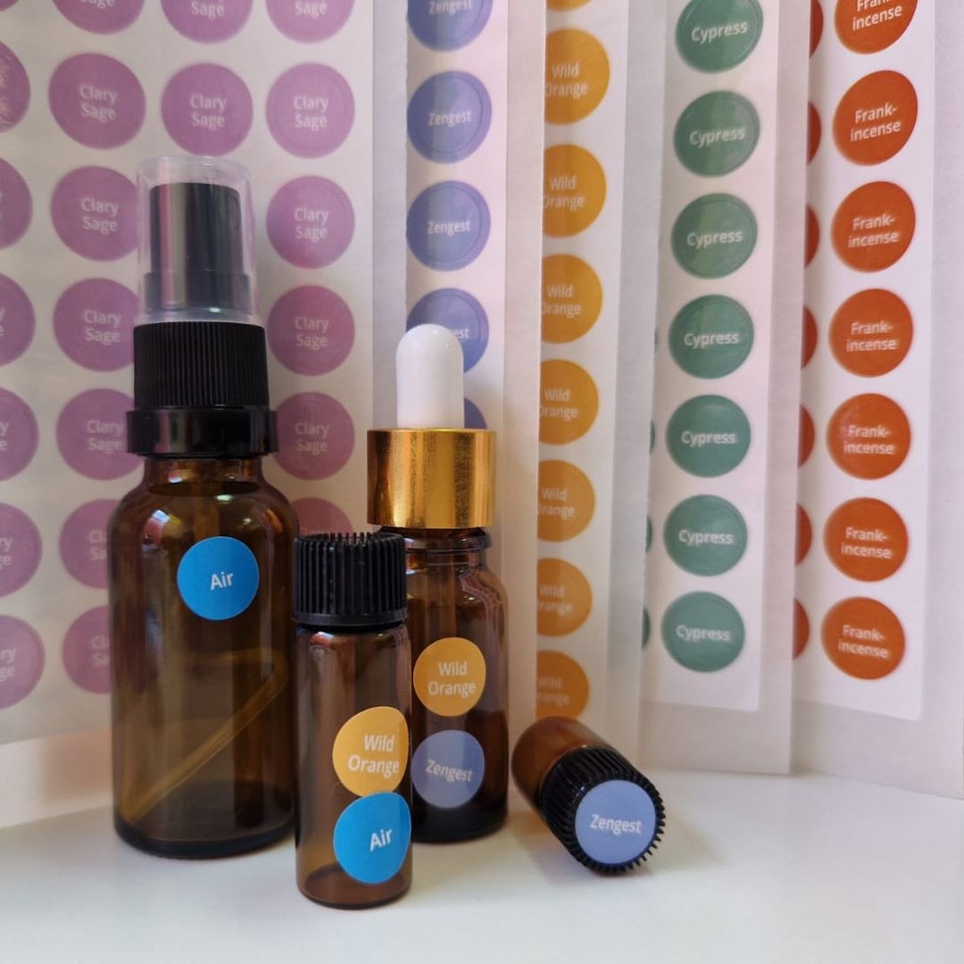 Set 5 sticlute 10 ml cu picurator