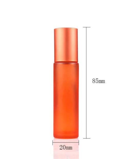 Recipient portocaliu roll-on 10 ml