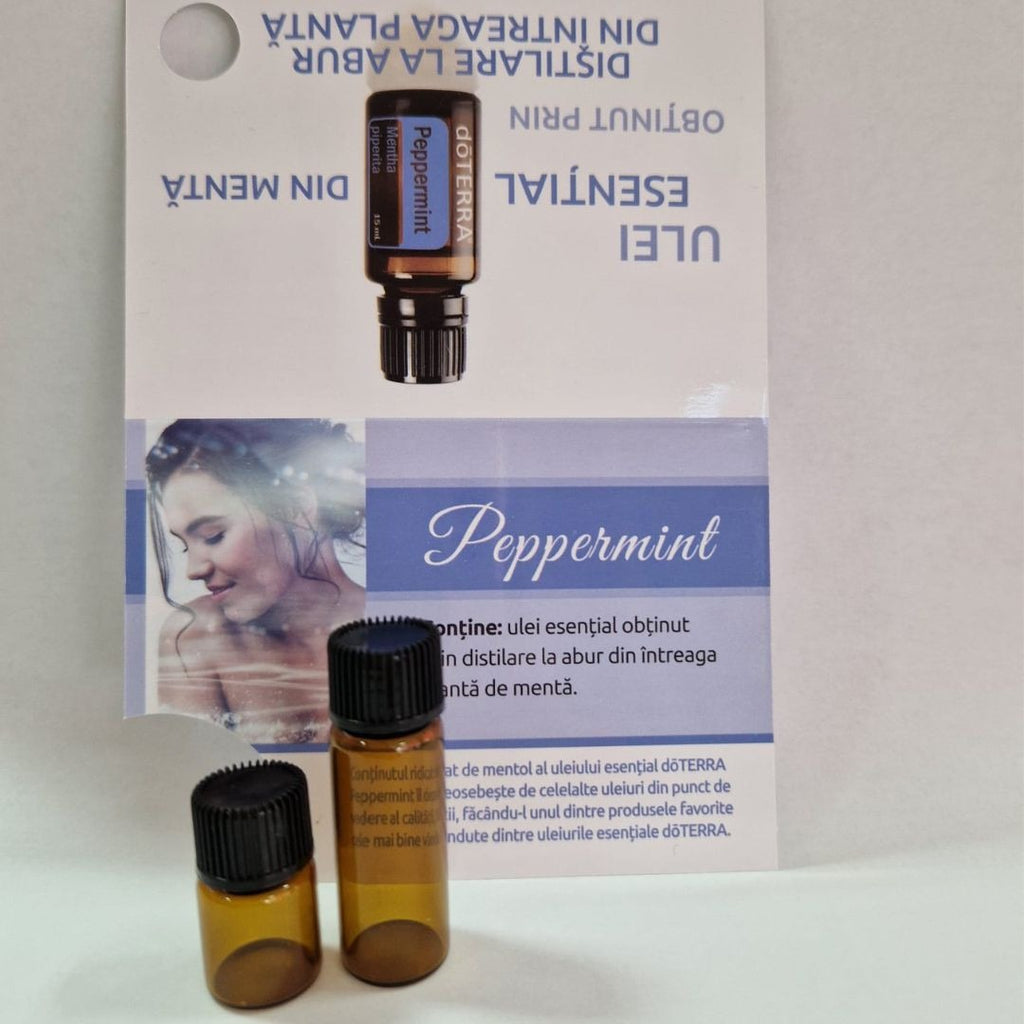 Eticheta pentru sticlute monstre, menta - set 10 buc