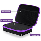 Geanta uleiuri esentiale  30 STICLE, (DE 15 ML), roz inchis