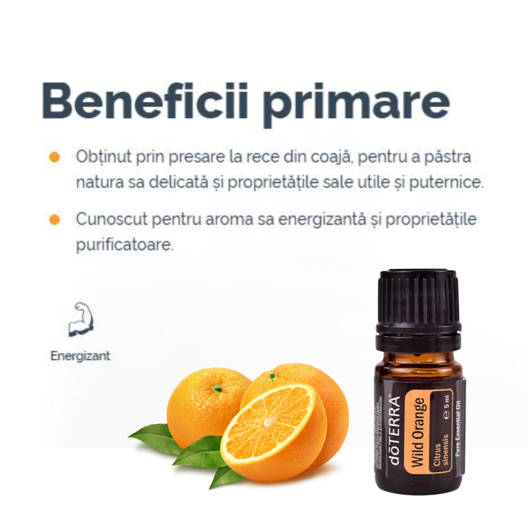 Ulei esențial de Portocală Sălbatică 5 ml doTERRA