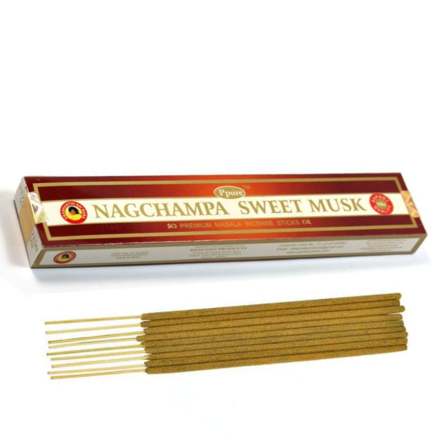 Betisoare parfumate Musc Dulce/Sweet Musk Nag Champa
