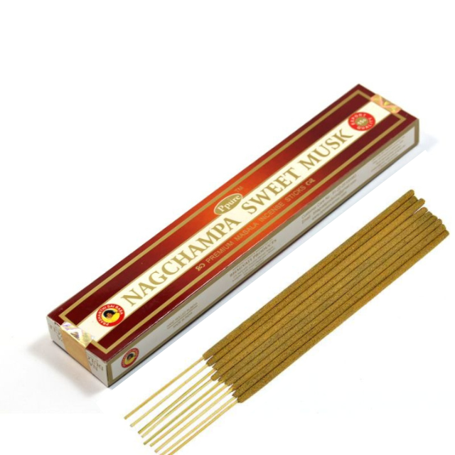Betisoare parfumate Musc Dulce/Sweet Musk Nag Champa