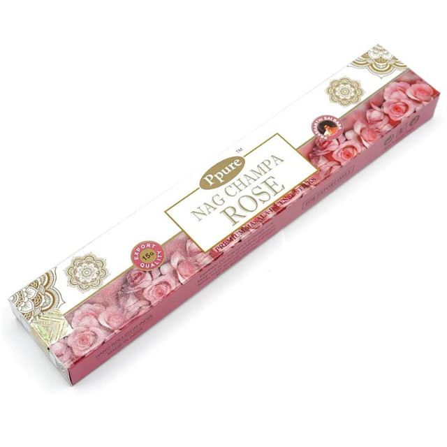 Betisoare parfumate Trandafir/ Rose Nag Champa, premium