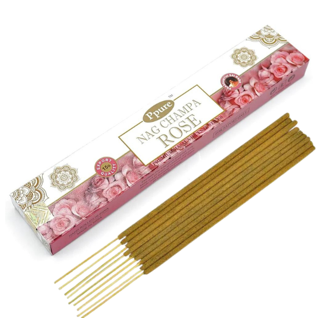 Betisoare parfumate Trandafir/ Rose Nag Champa, premium