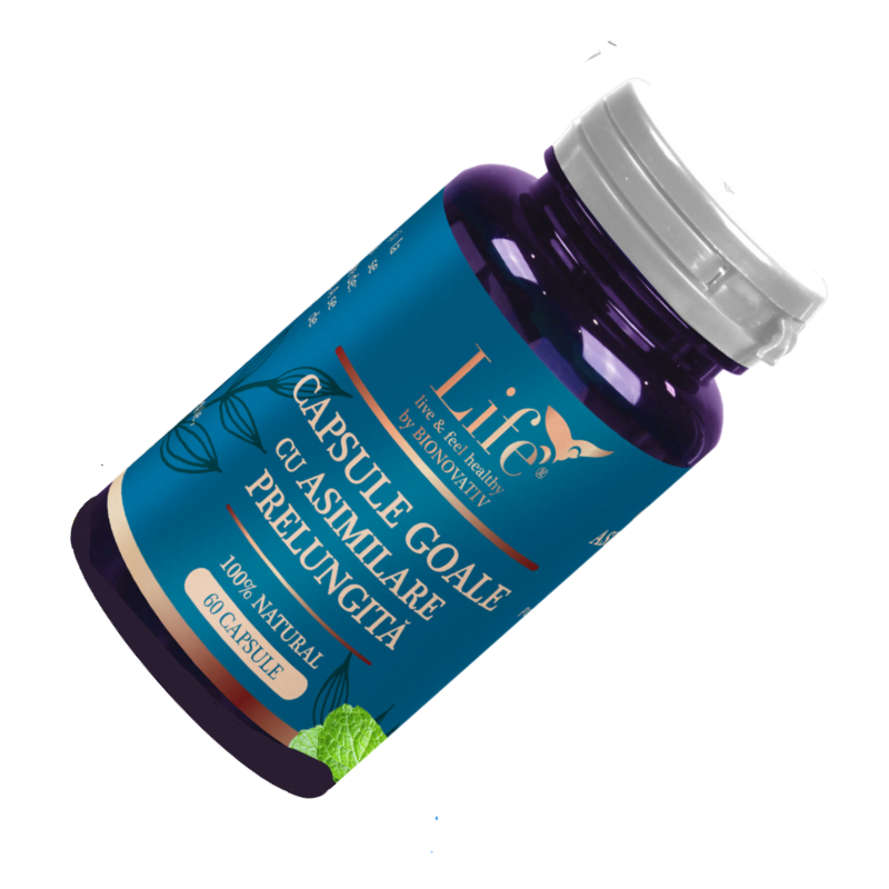 Capsule  goale cu asimilare prelungita bionovativ