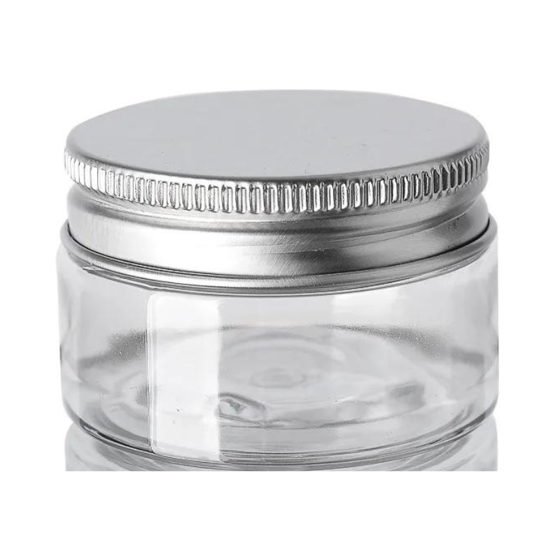 Recipient plastic cu capac aluminiu 50ml