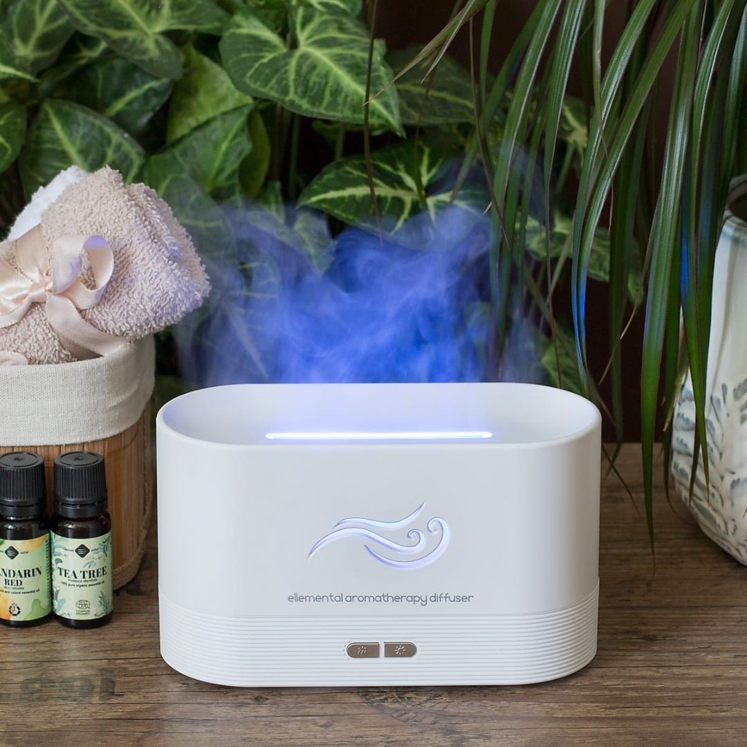 Difuzor uleiuri esentiale, aromaterapie, alb