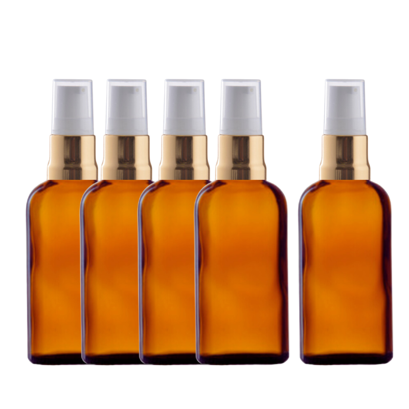 Recipient maro cu pompita, 100ml