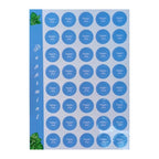 Etichete pentru capace sticlute , menta