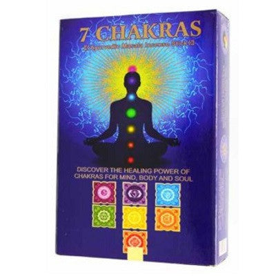 Bețișoare parfumate 7 Chakras, set