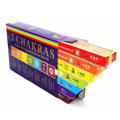 Bețișoare parfumate 7 Chakras, set