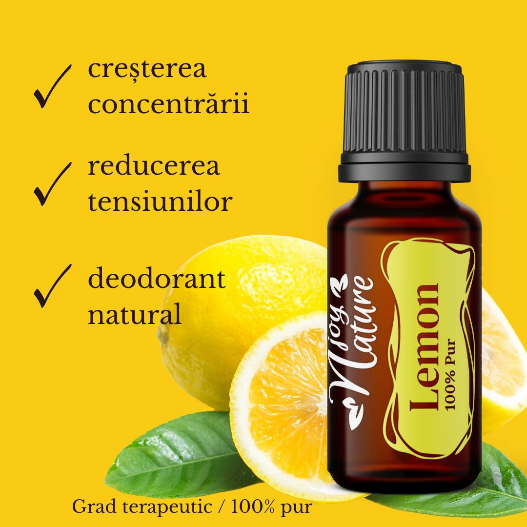 Ulei esenţial pur Lămâie / Lemon / Citrus Limonum 15ml
