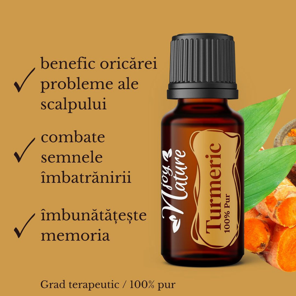 Ulei esențial pur Turmeric rădacină / Turmeric root / Curcuma longa 15ml