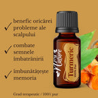 Ulei esențial pur Turmeric rădacină / Turmeric root / Curcuma longa 15ml