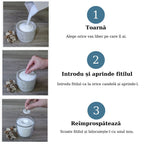 Lumânare și Aromaterapie – Set CADOU DIY Pink
