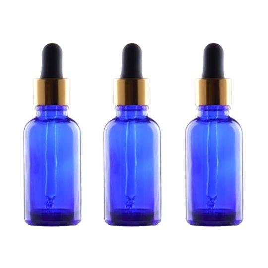 Set sticle albastre cu pipeta 30ml - 3 buc