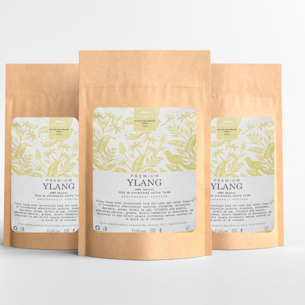 Sarea de baie cu ulei esențial de  Ylang Ylang