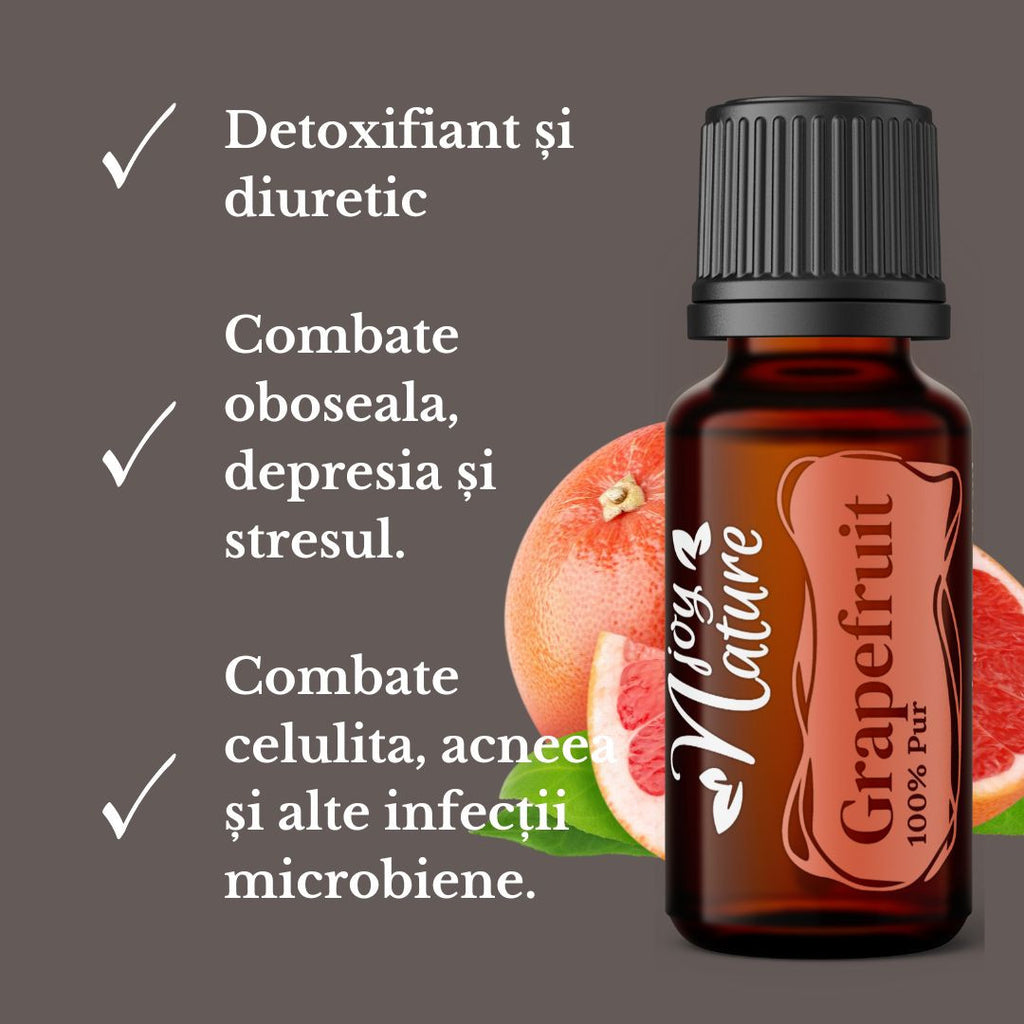 Ulei Esențial Pur de Grapefruit - Citrus Paradisi (15ml)