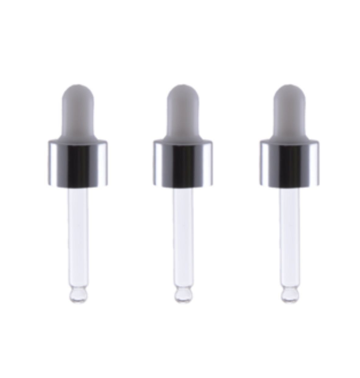 Sticle de sticla ambra cu pipeta 10 ml Set 3 buc
