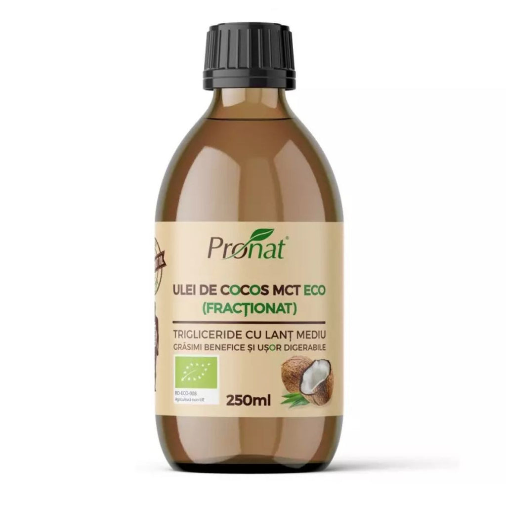 Ulei de Cocos Fractionat MCT Bio 250ml Pronat