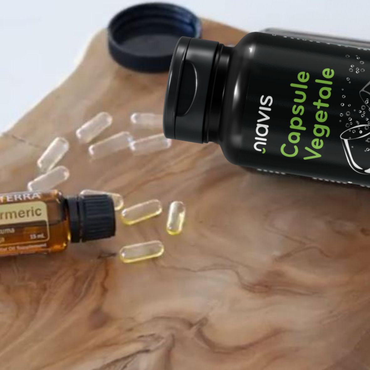 Capsule vegetale goale , 100 capsule, marimea 0, Niavis